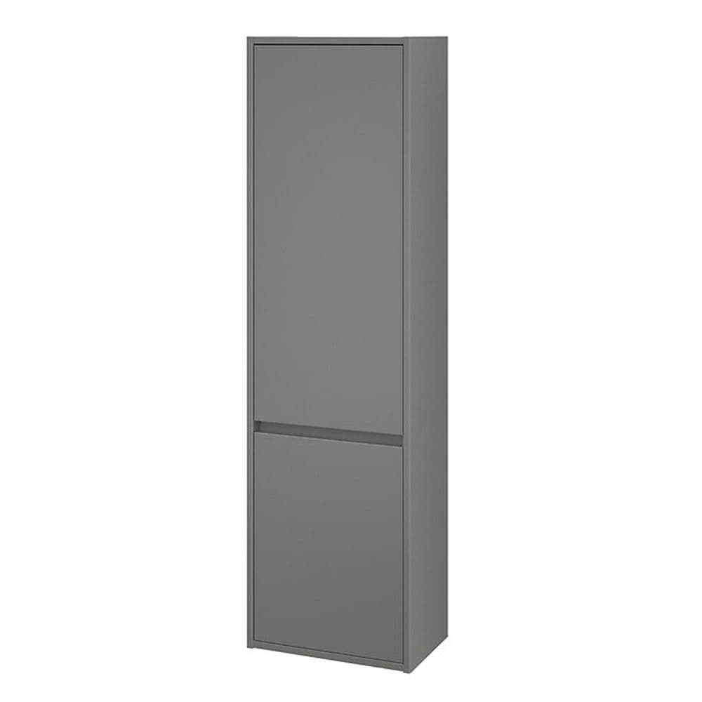 Dulap baie suspendat Cersanit Crea, 2 usi, 140 cm, gri