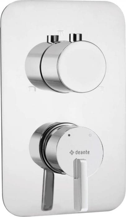 Capac pentru baterie cada, element extern BOX ascuns, crom, Deante Silia