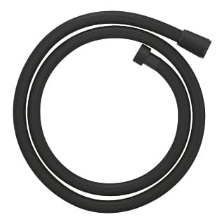 Furtun dus 125 mm negru mat Phantom Black, Grohe SilverFlex