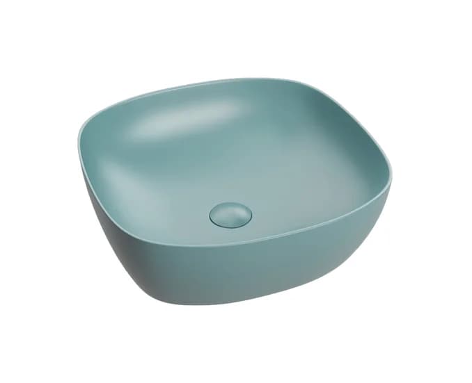 Lavoar baie pe blat verde mat cu ventil inclus Dalet, Color