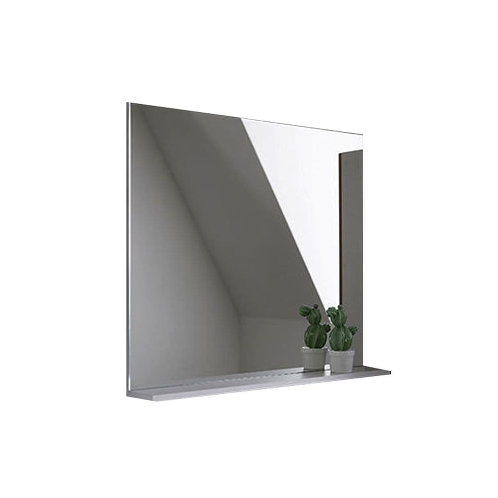 Oglinda baie 80 cm cu etajera alba Kolpasan, Evelin