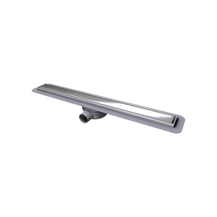 Rigola de dus faiantabila Kessel plus capac Multistop 65 cm, cu sita pentru par si clapeta antimiros
