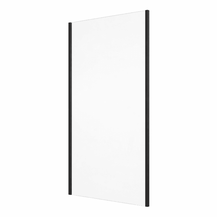 Perete dus 100x200 cm, sticla securizata cu grosimea de 6 mm, profil negru mat, Ronal Divera