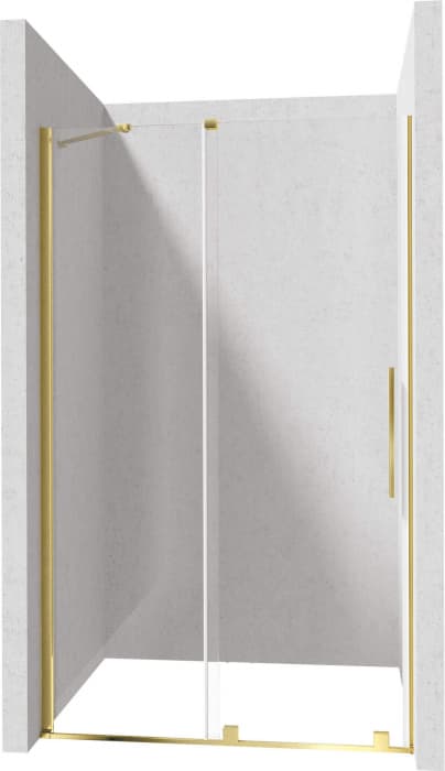Profil pentru usa cabina de dus, incastrata, auriu, 195 cm, Sistem Prizma