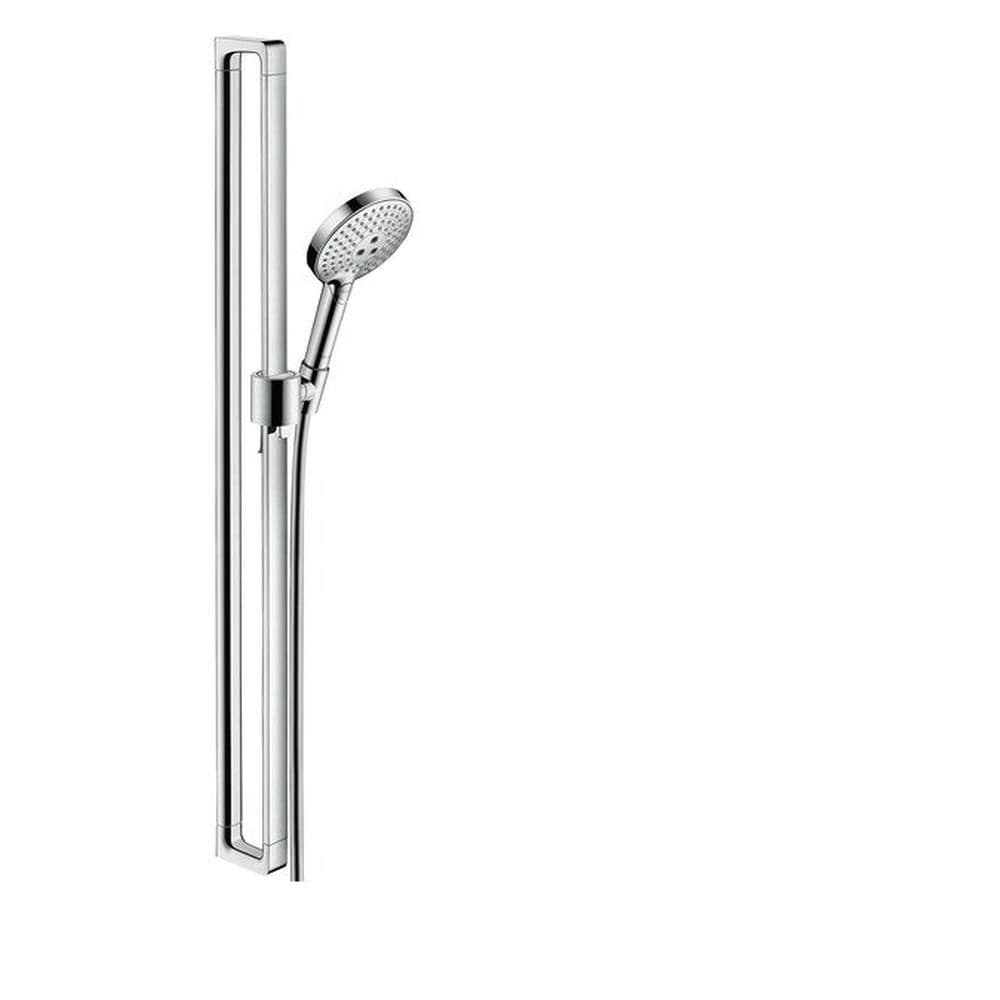 Set dus crom cu bara, para dus cu 3 functii si furtun Hansgrohe Axor Citterio E