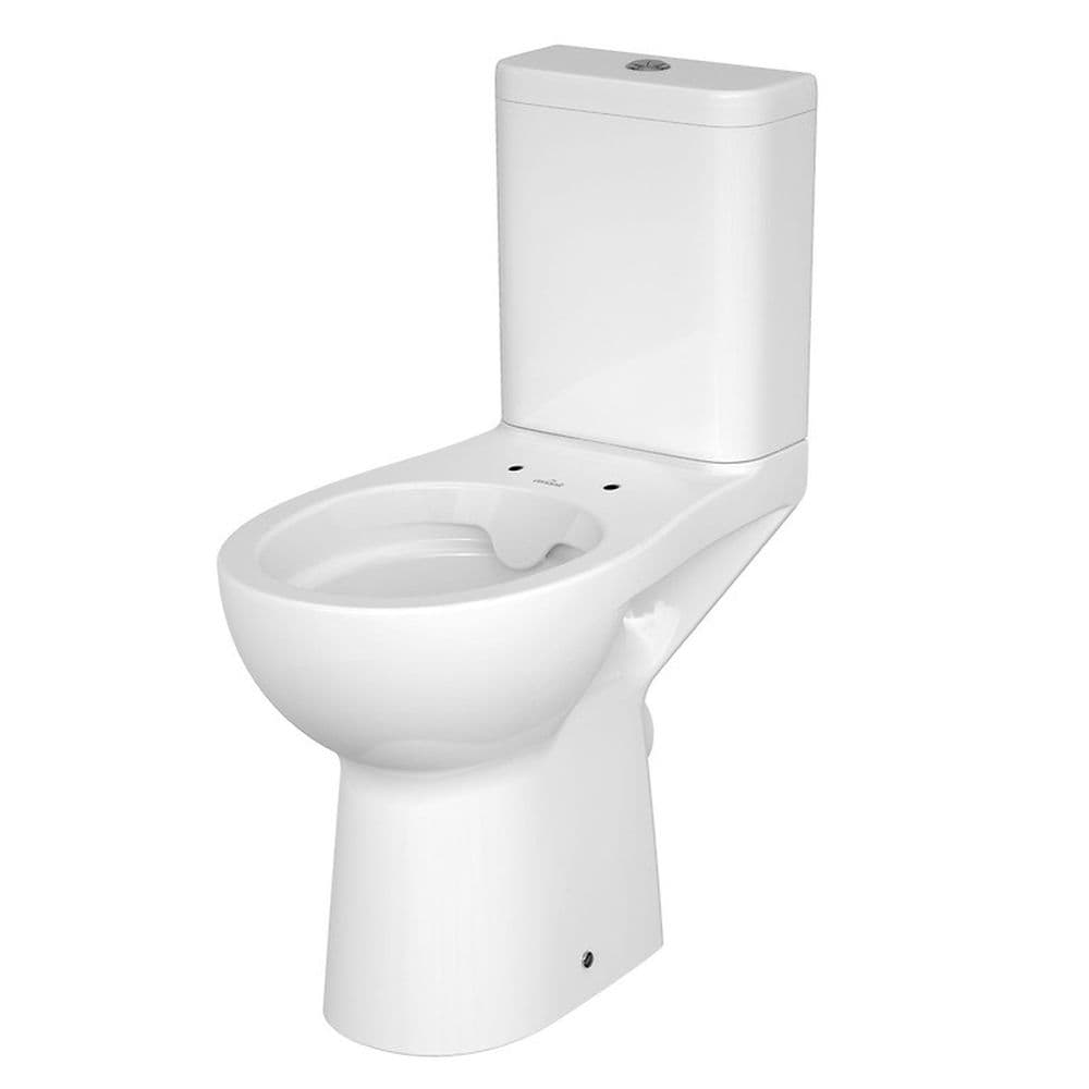 Set vas wc stativ pentru persoane cu dizabilitati alb, cu rezervor inclus Cersanit, Etiuda