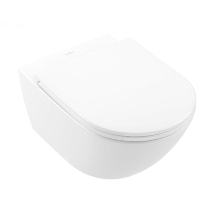 Set vas wc suspendat cu capac soft close si quick release, Villeroy Boch, Universo
