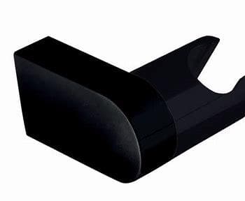 Suport dus de perete pentru furtun dus, negru, Inula FDesing