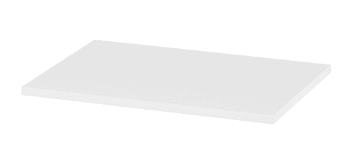 Blat pentru mobilier baie 80 cm, alb mat, Cersanit Tirso