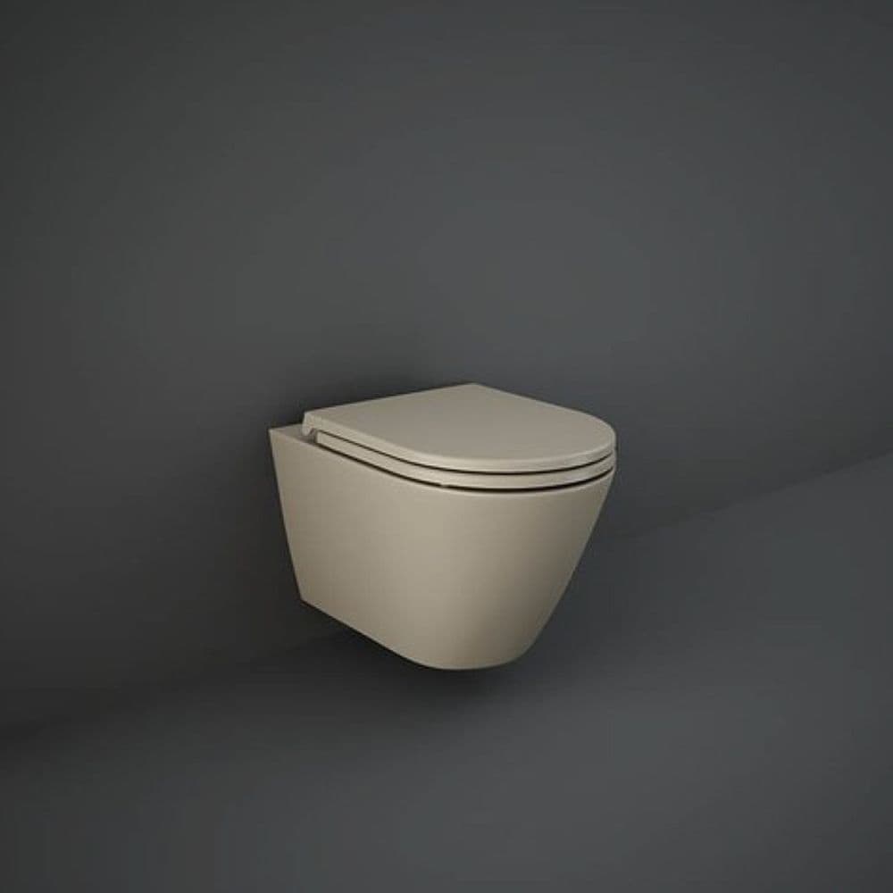 Vas wc suspendat rimless cappuccino mat, RAK Feeling