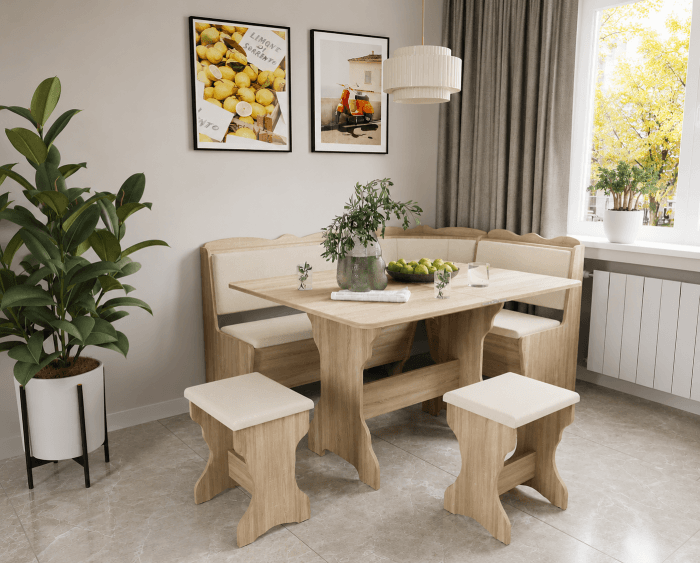 Set coltar bucatarie Rodos Sonoma Fildes