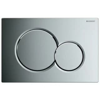 Clapeta actionare rezervor incastrat Dual-Flush, Geberit Sigma 01, crom lucios