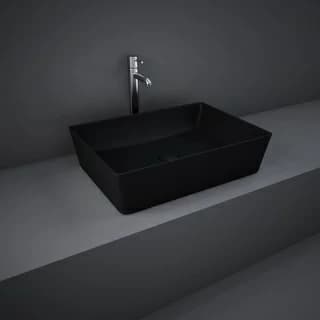 Lavoar Rak Ceramics Feeling 50x36 cm negru mat