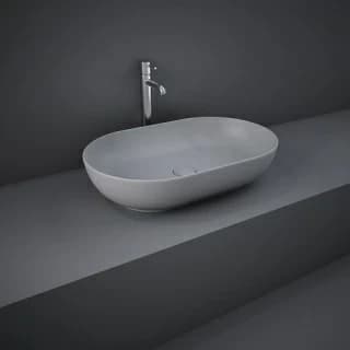 Lavoar Rak Ceramics Feeling oval 55x35 cm gri mat