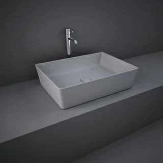 Lavoar Rak Ceramics Feeling 50x36 cm gri mat fara preaplin