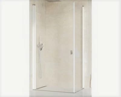Cabina dus Ravak Chrome CRV1+CPS, 80x80xH195 cm, profil alb