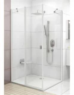 Cabina dus Ravak Chrome CRV2+CPS, 100x80xH195 cm, profil alb