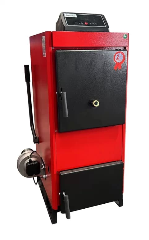 Centrala pe combustibil solid Fiama D2-40 Putere 46 kW, cu Ventilator si Automatizare