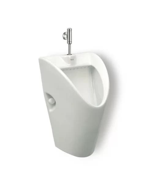 Pisoar Roca Chic cu alimentare superioara, portelan, alb