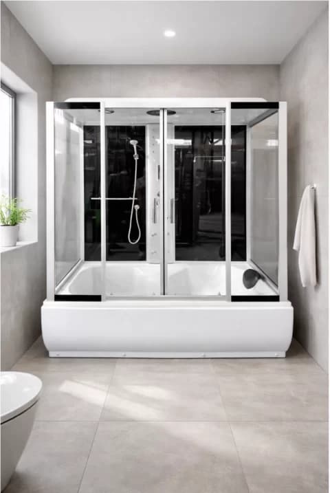 Cabina dus completa hidromasaj Sanotechnik Nevada 150x80xH218 cm