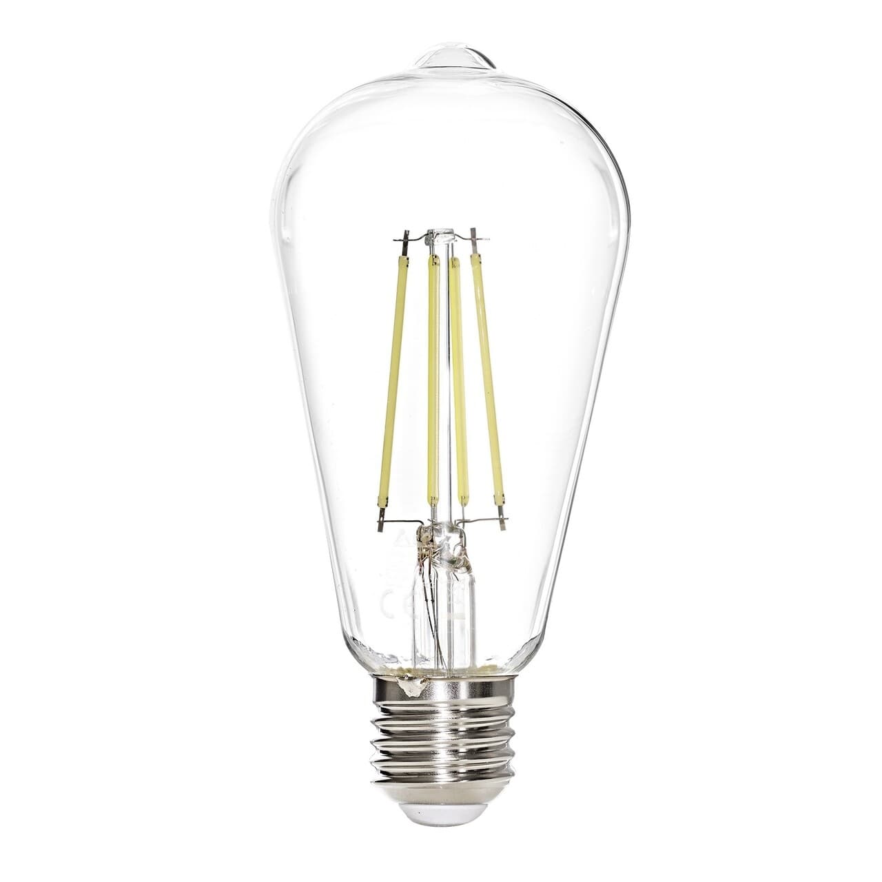 Bec LED ST64, Sage, White, E27, 7W, 6500K, 806 lm, sticla