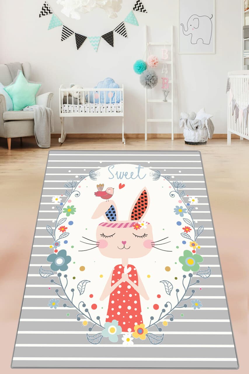 covor pentru copii tsuro 80x140 cm poliester multicolor