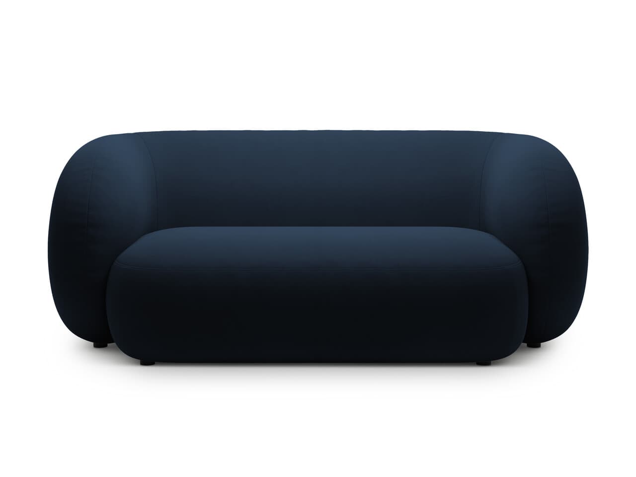 Canapea modulara 2 locuri, Kate, Micadoni, 183x99x76 cm, catifea, albastru regal