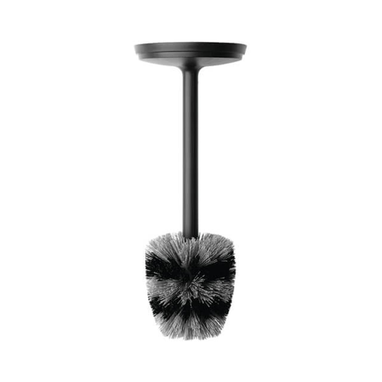 Rezerva perie de toaleta, Brabantia, Profile Black, 10.7x10.7x29 cm, polipropilena, negru