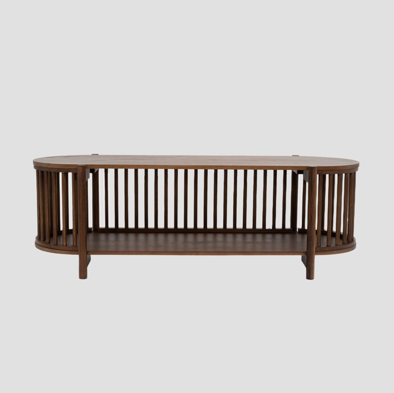 Comoda TV Vox, Homla, 120x40x40 cm, lemn, maro