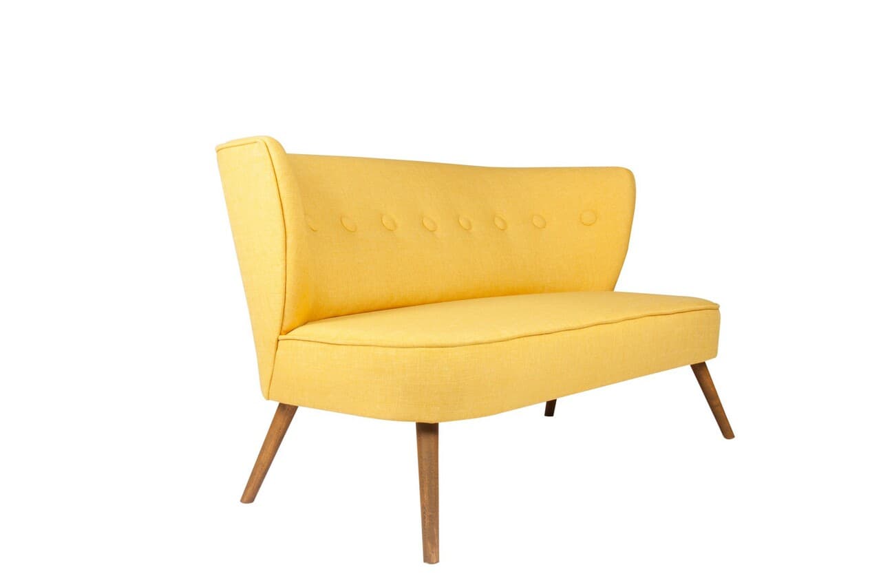 Canapea 2 locuri, Atelier del Sofa, 558ZEN1207, Galben
