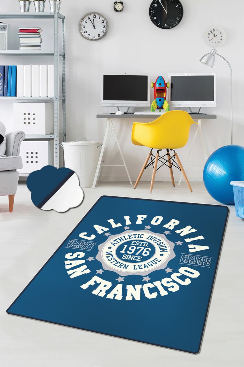 covor pentru copii san francisco 80x140 cm poliester multicolor