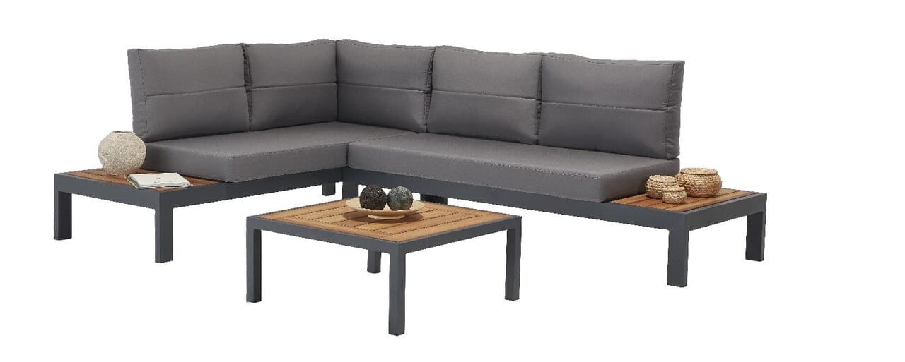 Set mobilier de gradina, Hanah Home, Verona Wood, Multicolor