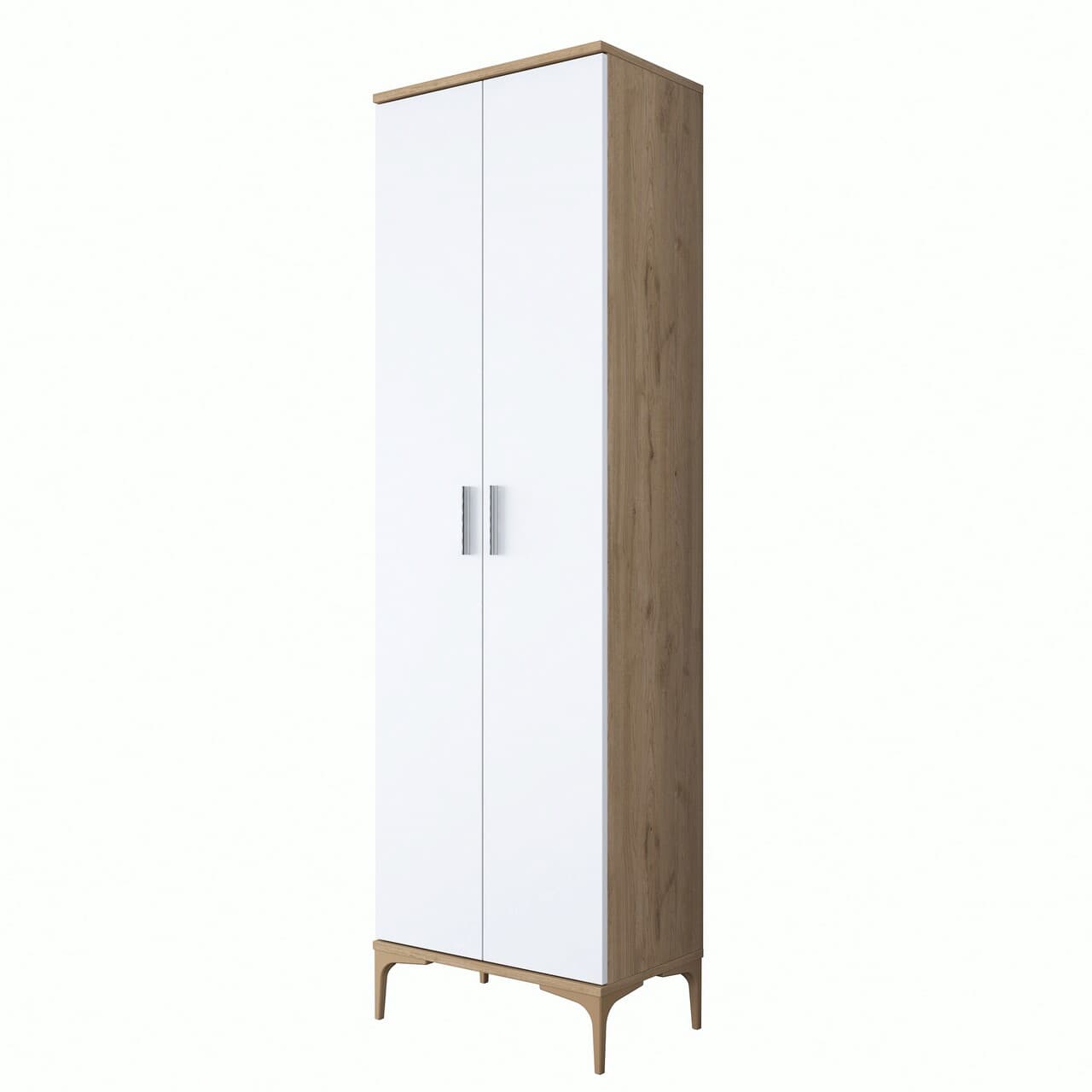 Cuier de perete, Hanah Home, EA116 -2746, 60x198.6x37.5 cm, Nuc/Alb