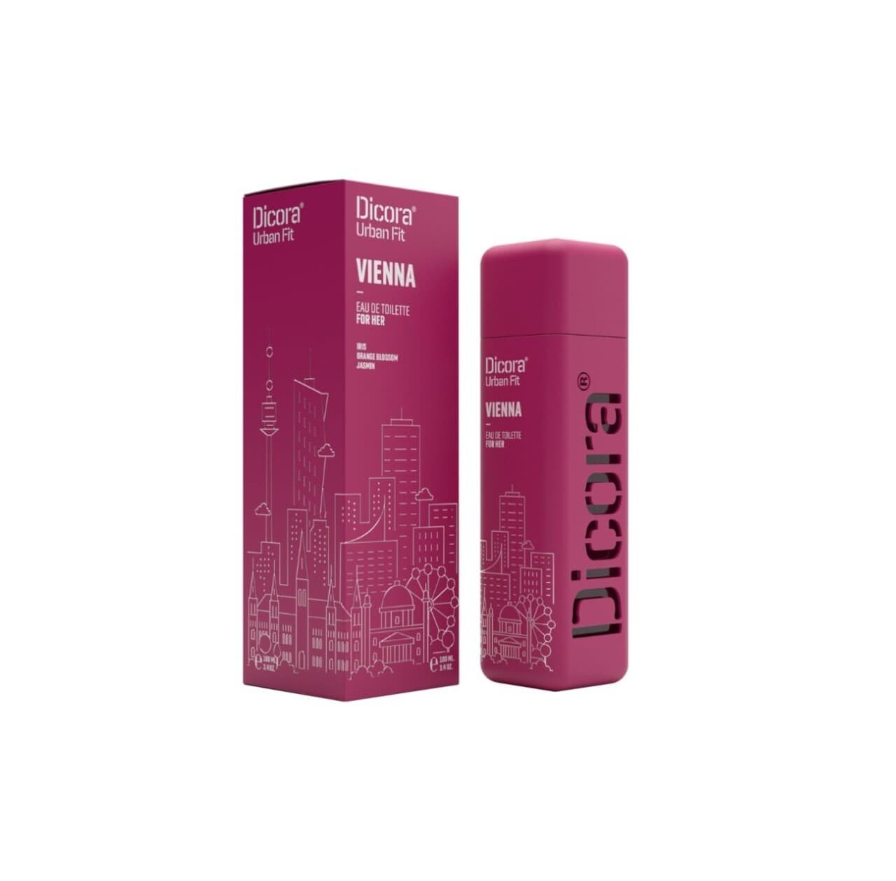 Apa de toaleta pentru femei, Vienna, 100 ml, Dicora Urban Fit