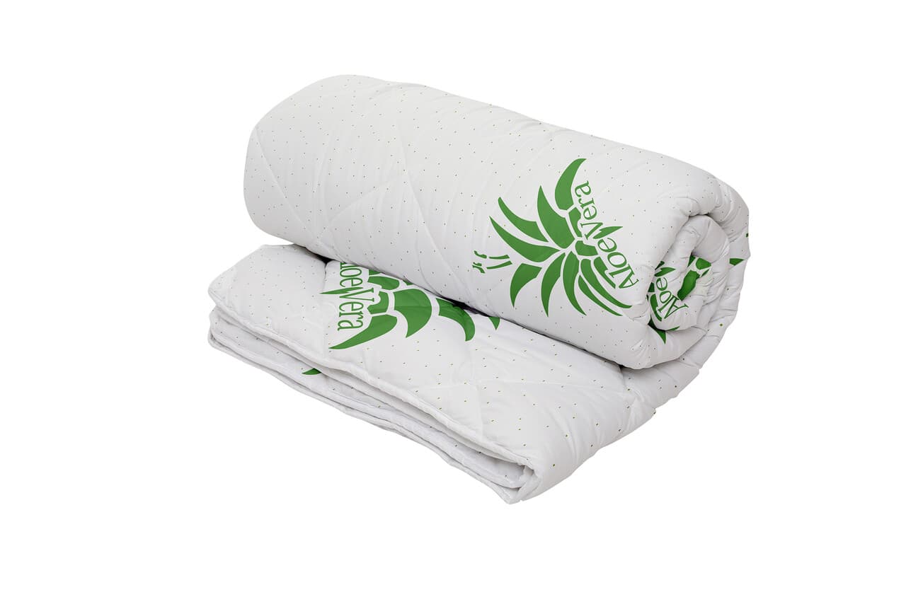 Pilota Aloe Vera Essence microfibra matlasata, 200x220 cm, 250g/mp