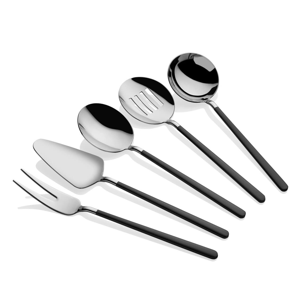set de servire 5 piese l 039 essentiel maison 645drm1113 polonic pentru sos 20 5 cm 1 bucata aur negru