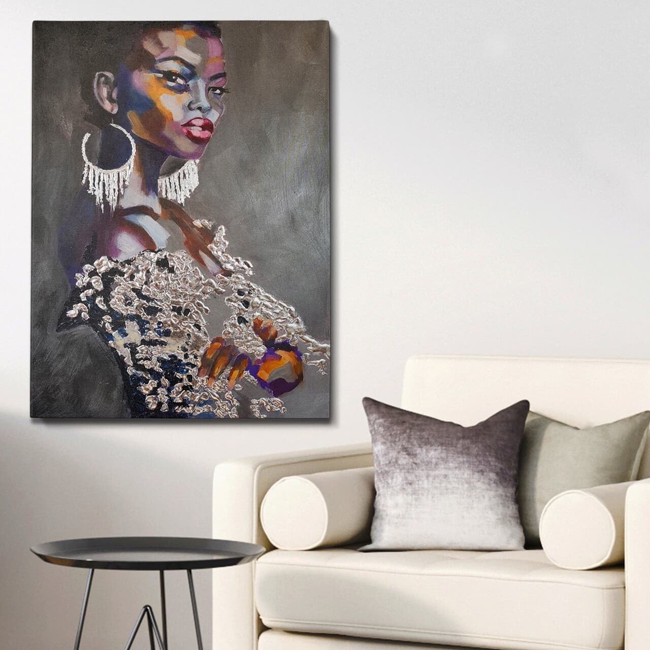 Tablou decorativ, OPS5454561, Cadru: 100% LEMN (grosime: 3 cm), Multicolor