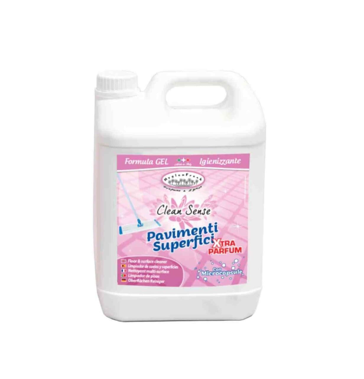 Detergent concentrat pentru pardoseala, parfum Clean Sense, 5l, Hygienfresh