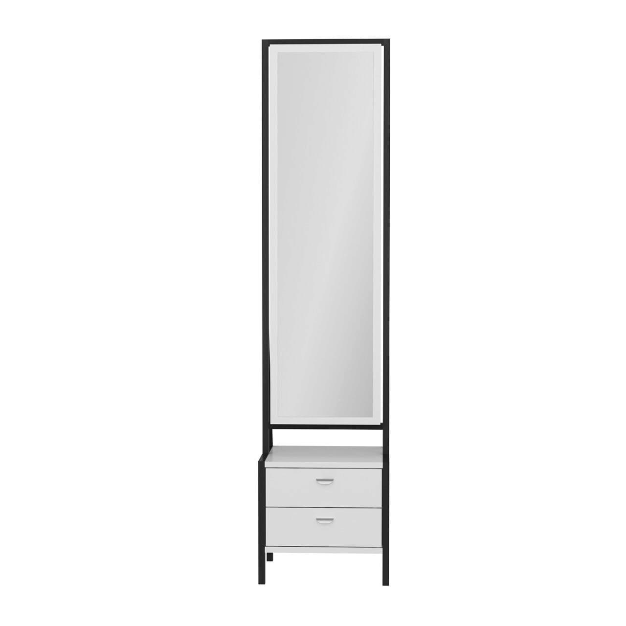 Masa de machiaj, Hanah Home, Elegante, 41x170x35 cm, Alb