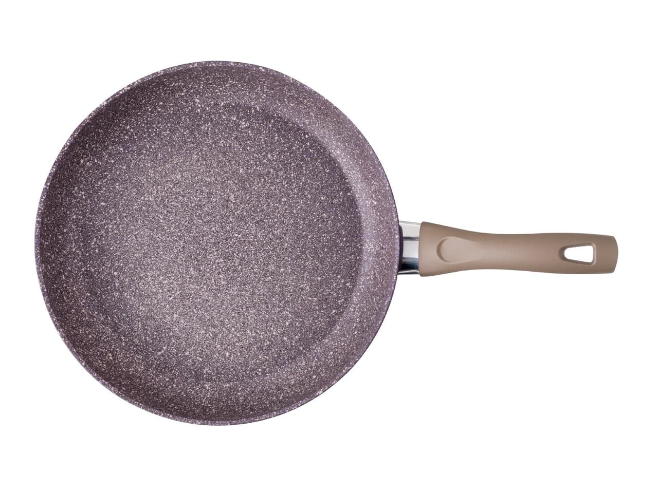 Tigaie Granitium Aubergine, Brandani, Ø 32 cm, aluminiu non-stick