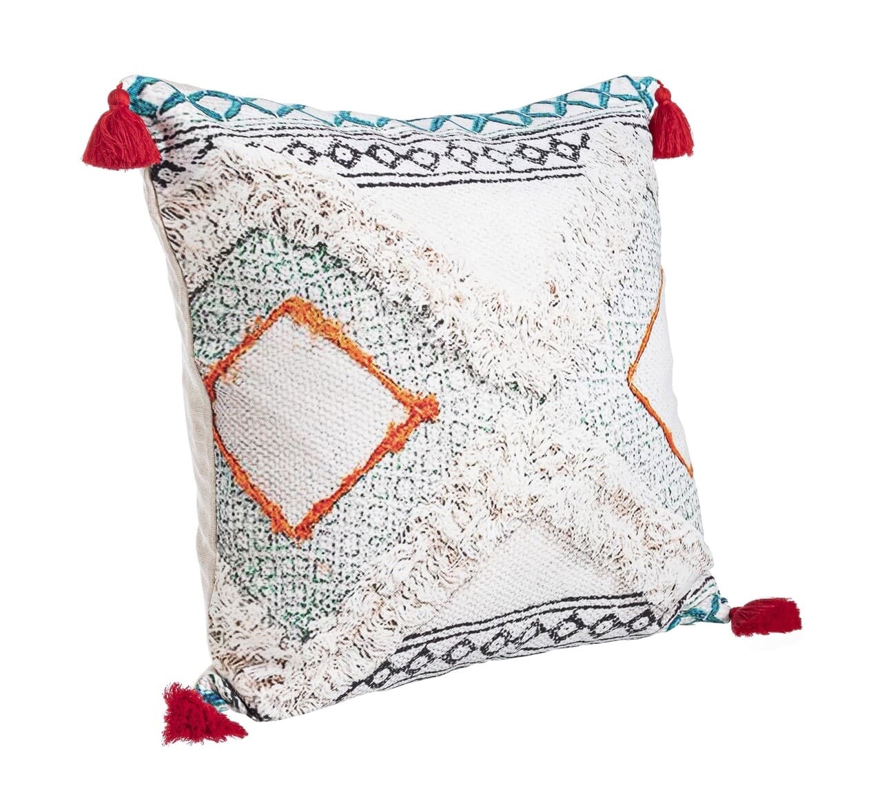 perna decorativa alisha bizzotto 45x45 cm policoton multicolor