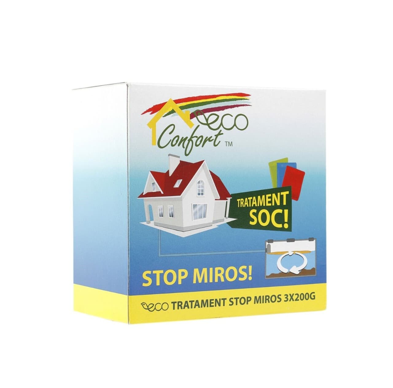Solutie biologica Stop Miros 3*200 g, Eco Confort