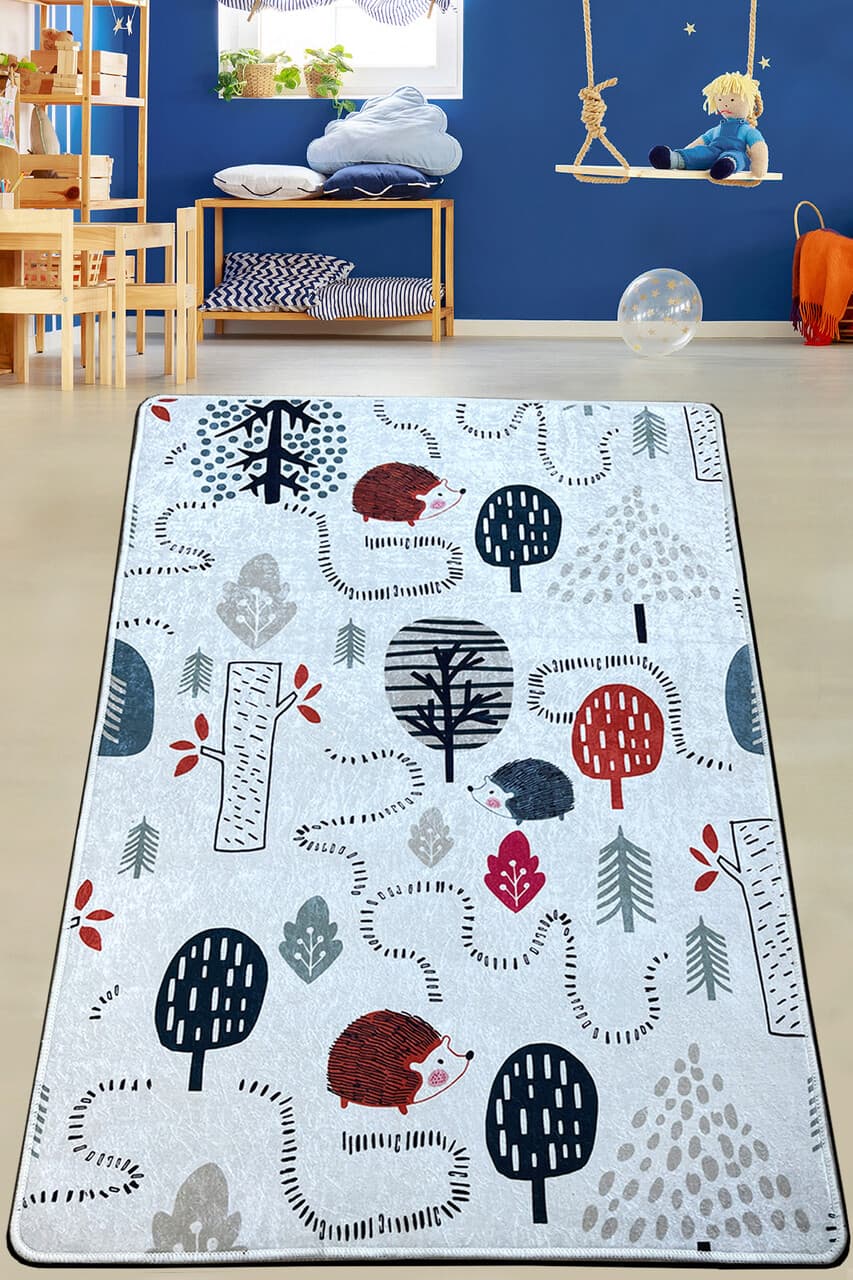 covor pentru copii mechigon 80x140 cm poliester multicolor