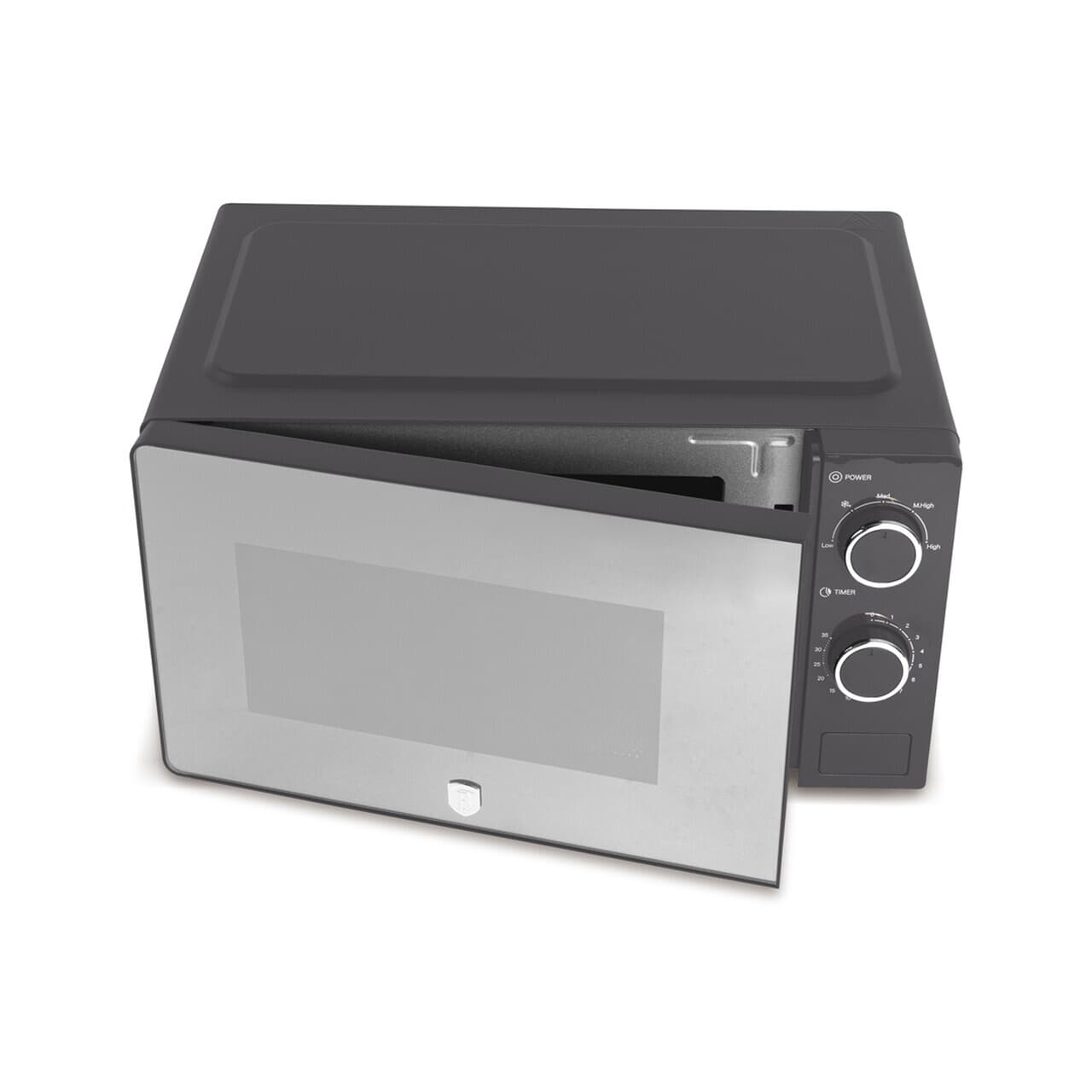 Cuptor cu microunde Berlinger Haus, Anthracite, 1100W, 20L, 44.5x24.2x32.5 cm, antracit mat/argintiu