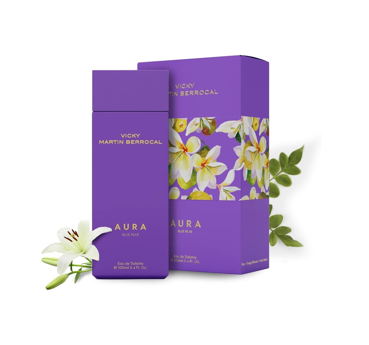 apa de toaleta dama vicky martin berrocal aura 100ml