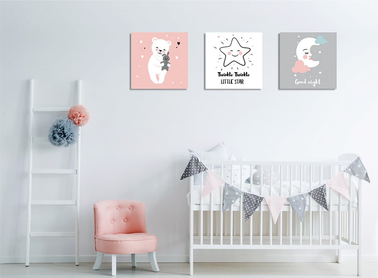 Tablou decorativ, FAH12, Rama de lemn, Multicolor