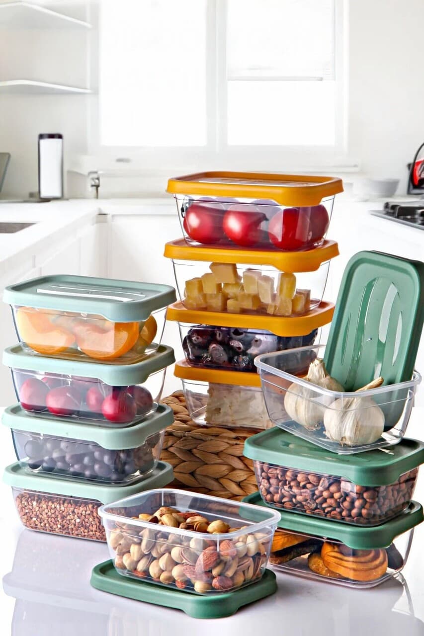 set cutii de depozitare 12 piese l 039 essentiel maison 430ksv1561 transparent