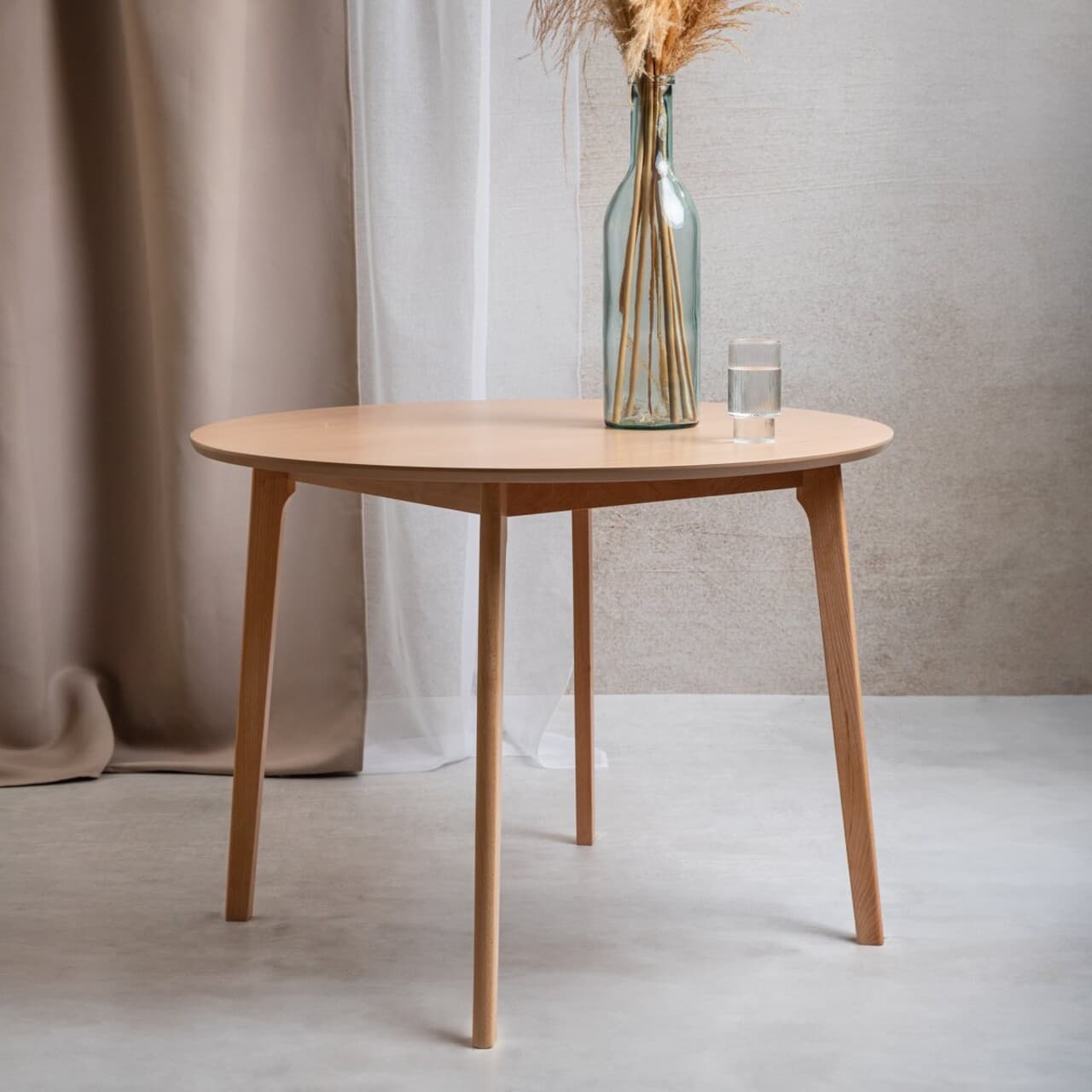 Masa Malti, Homla, 100x75 cm, lemn/MDF, natur