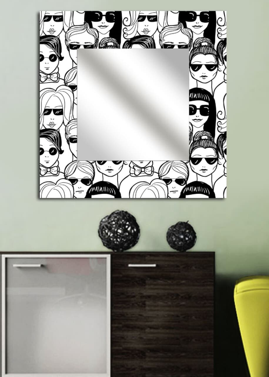 oglinda decorativa ma 30 30 x 30 cm multicolor