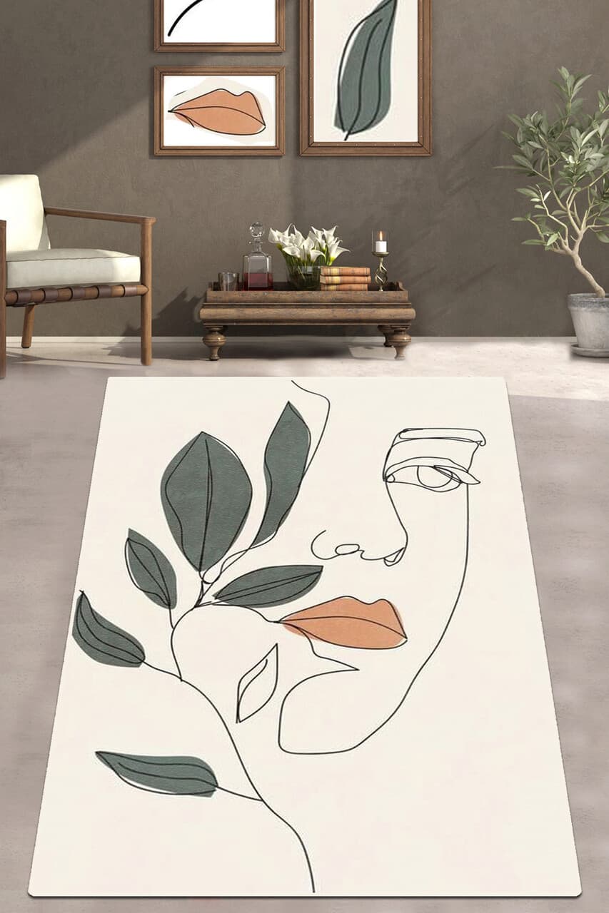 Covor, Face Solution Djt, 80x150 cm, Poliester, Multicolor